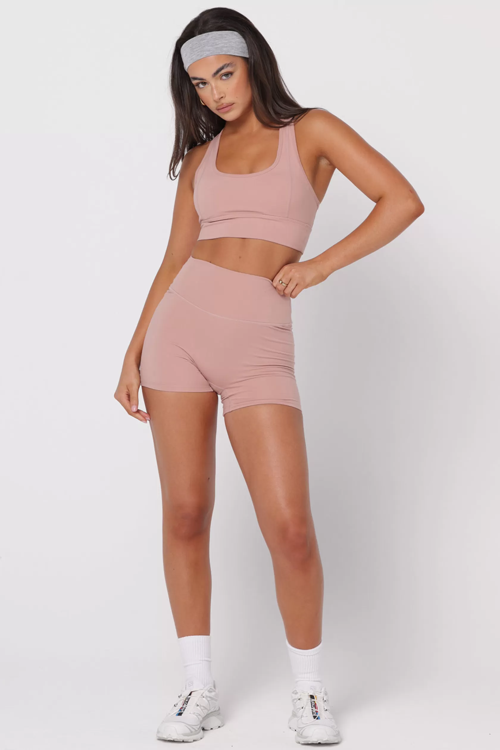 SASKI Shorts>Bike Shorts 4" | Dusty Pink DustyPink