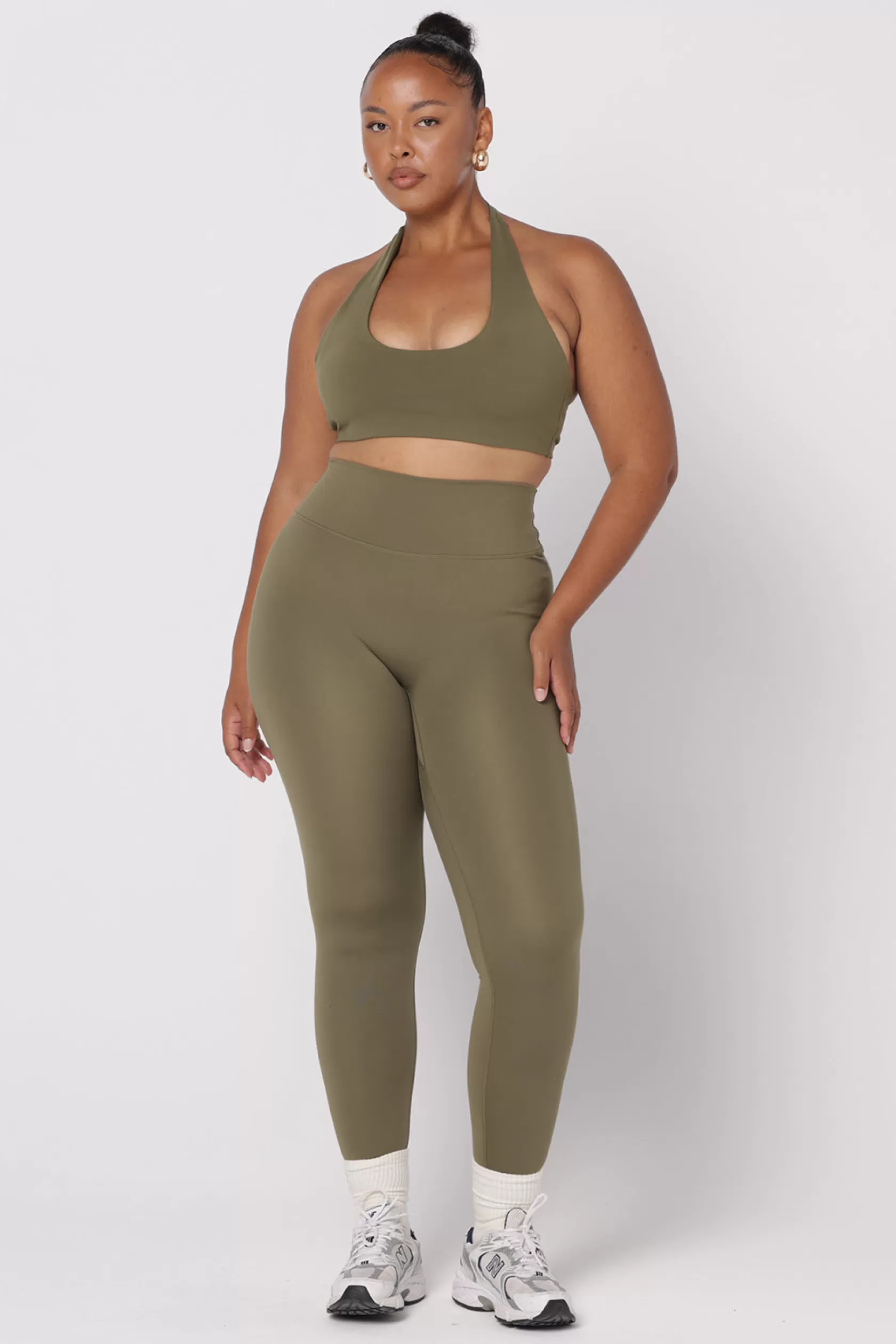 SASKI Bottom & Leggings>Core Leggings | Khaki