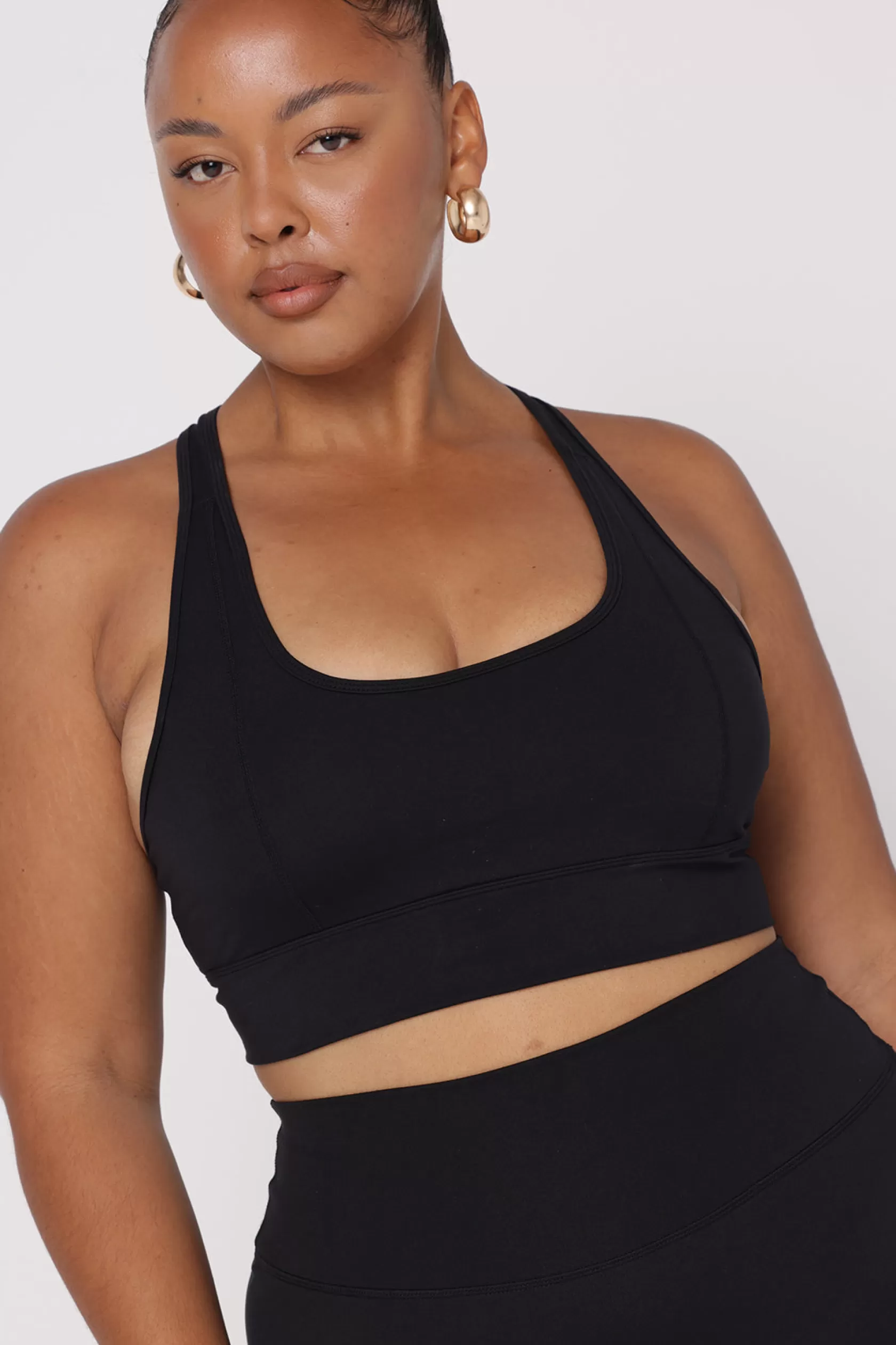 SASKI Sports Bras>Core Sports Bra | Black