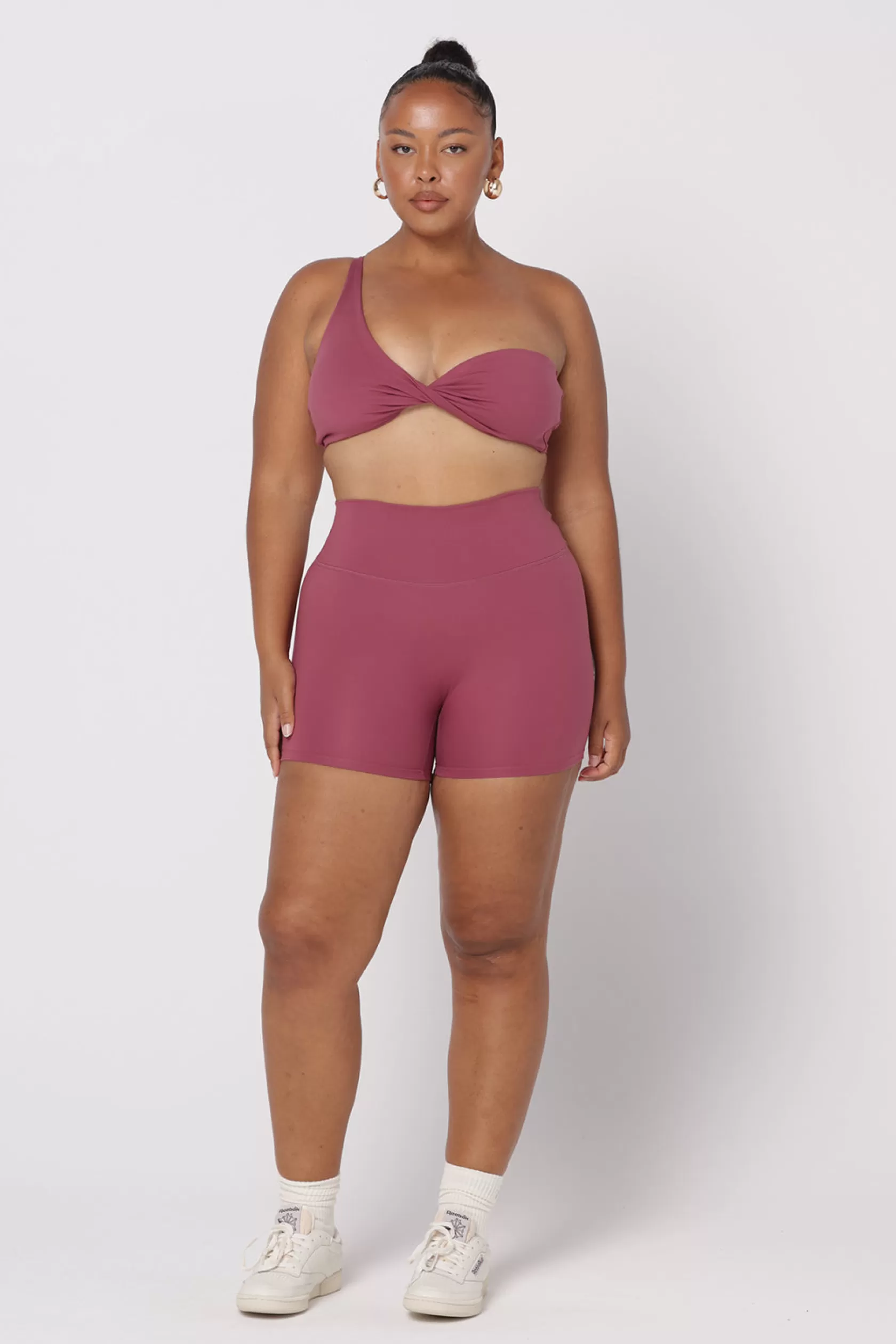 SASKI Sports Bras>Fluid Bra | Burgundy