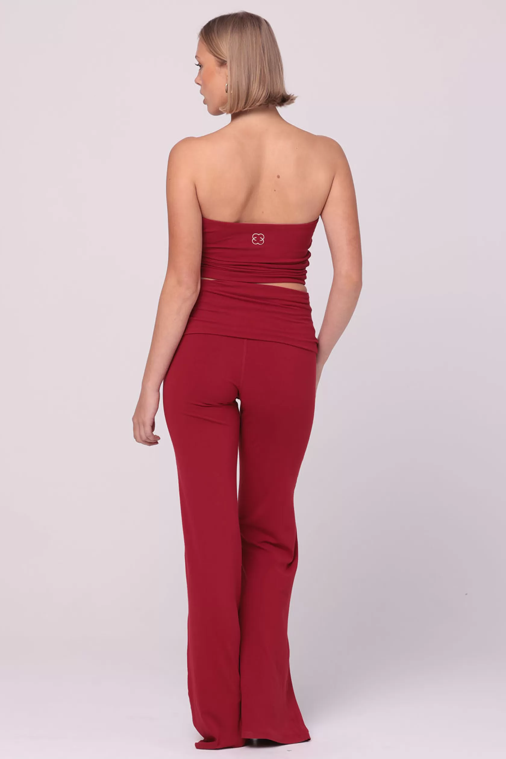 SASKI Bottom & Leggings>Lounge Yoga Pants | Cherry