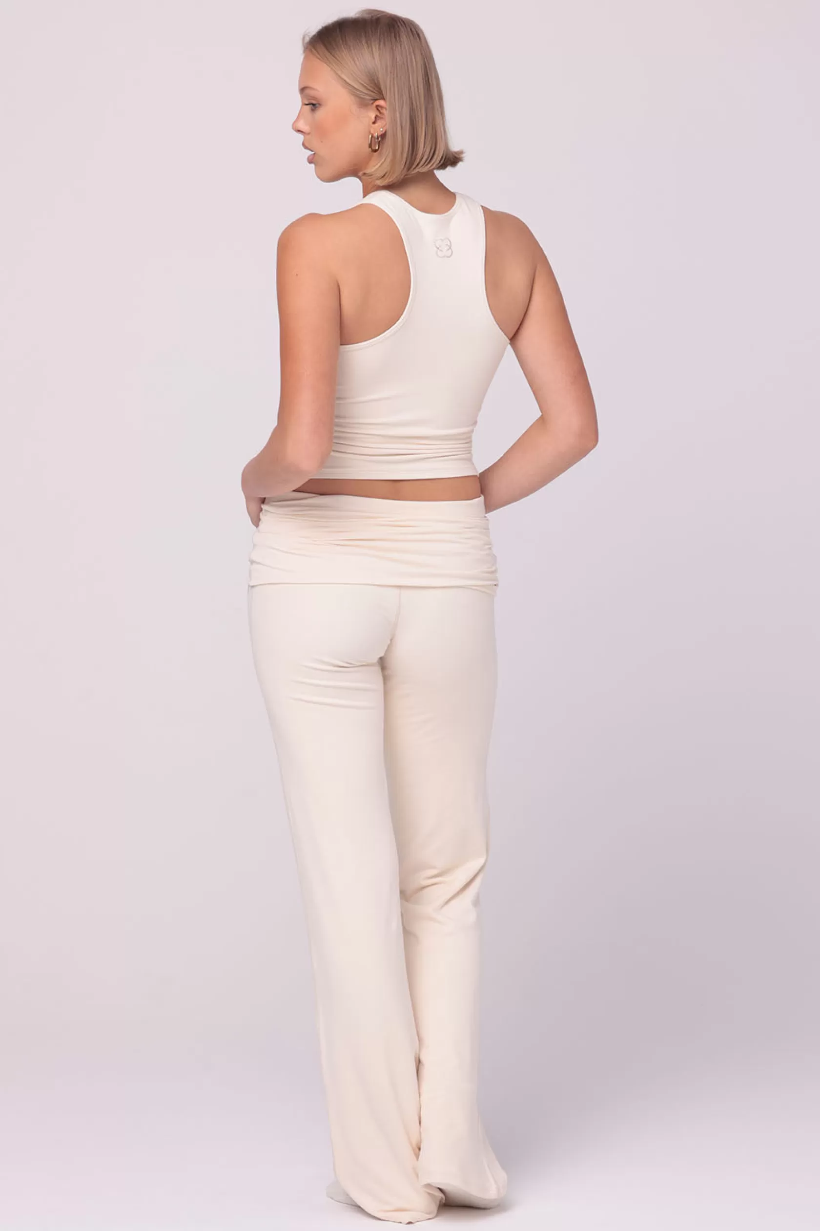 SASKI Bottom & Leggings>Lounge Yoga Pants | Vanilla