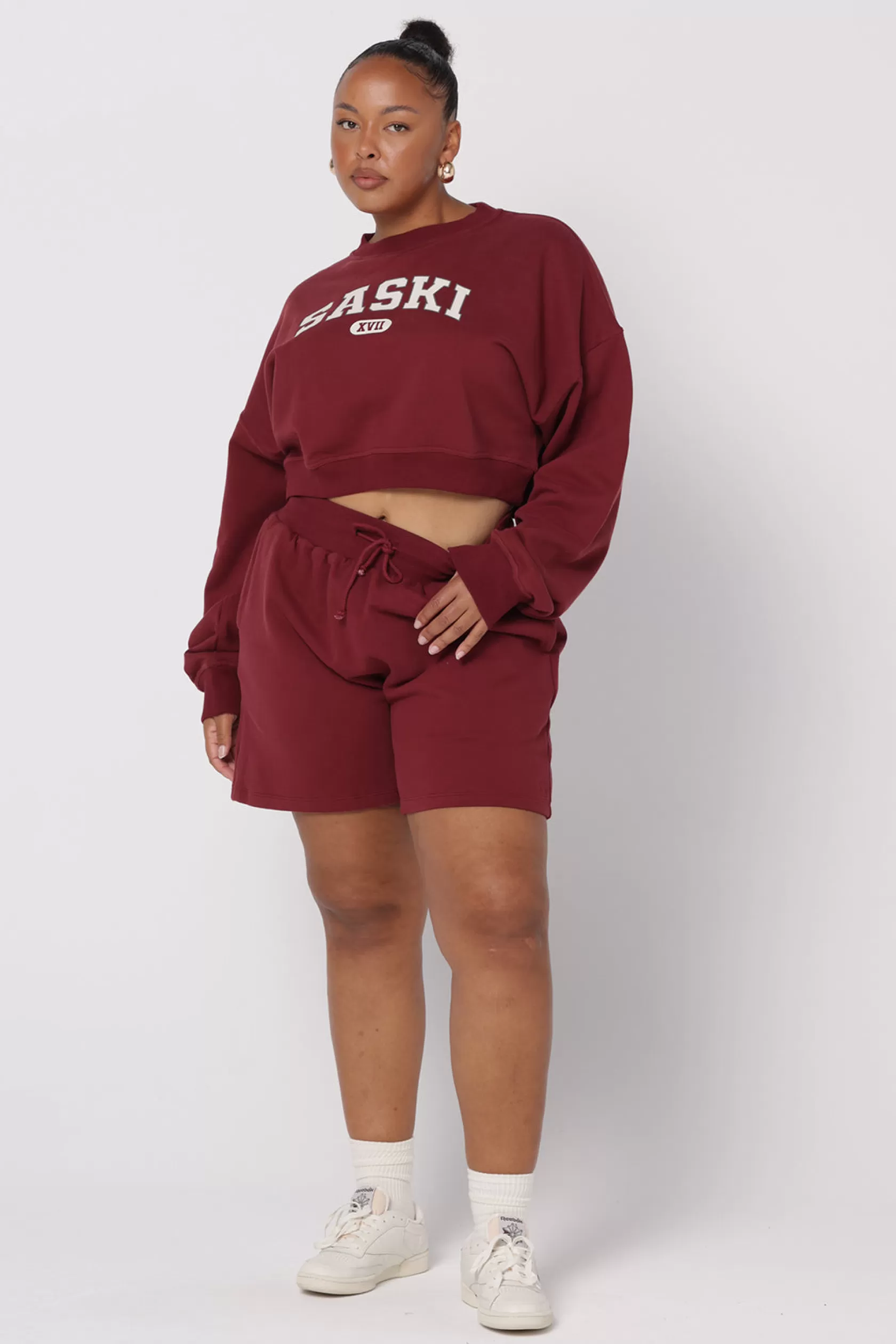 SASKI Shorts>Sweat Shorts | Burgundy