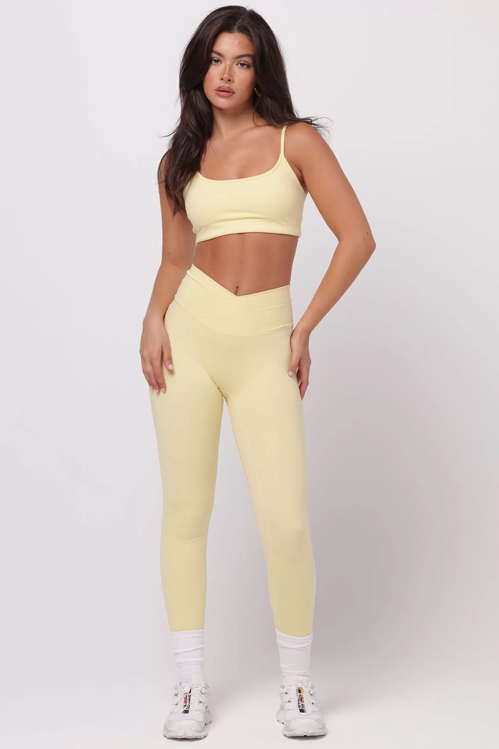 SASKI Bottom & Leggings>V Waist Leggings | Daisy